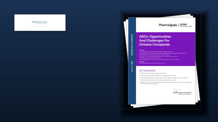 Novotech: ADCs – Opportunities and Challenges for Chinese Biotech Companies