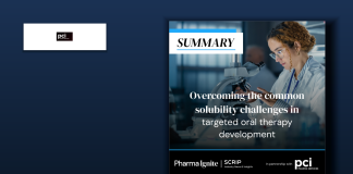 PCI Pharma Services: Overcoming Solubility Challenges in Targeted Oral Solid Dose Therapies