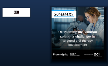 PCI Pharma Services: Overcoming Solubility Challenges in Targeted Oral Solid Dose Therapies