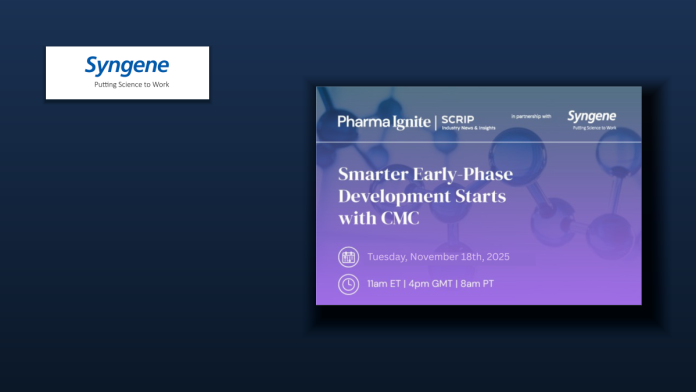 Syngene: Integrated CMC Development – Accelerating Molecules from Discovery to First-in-Human